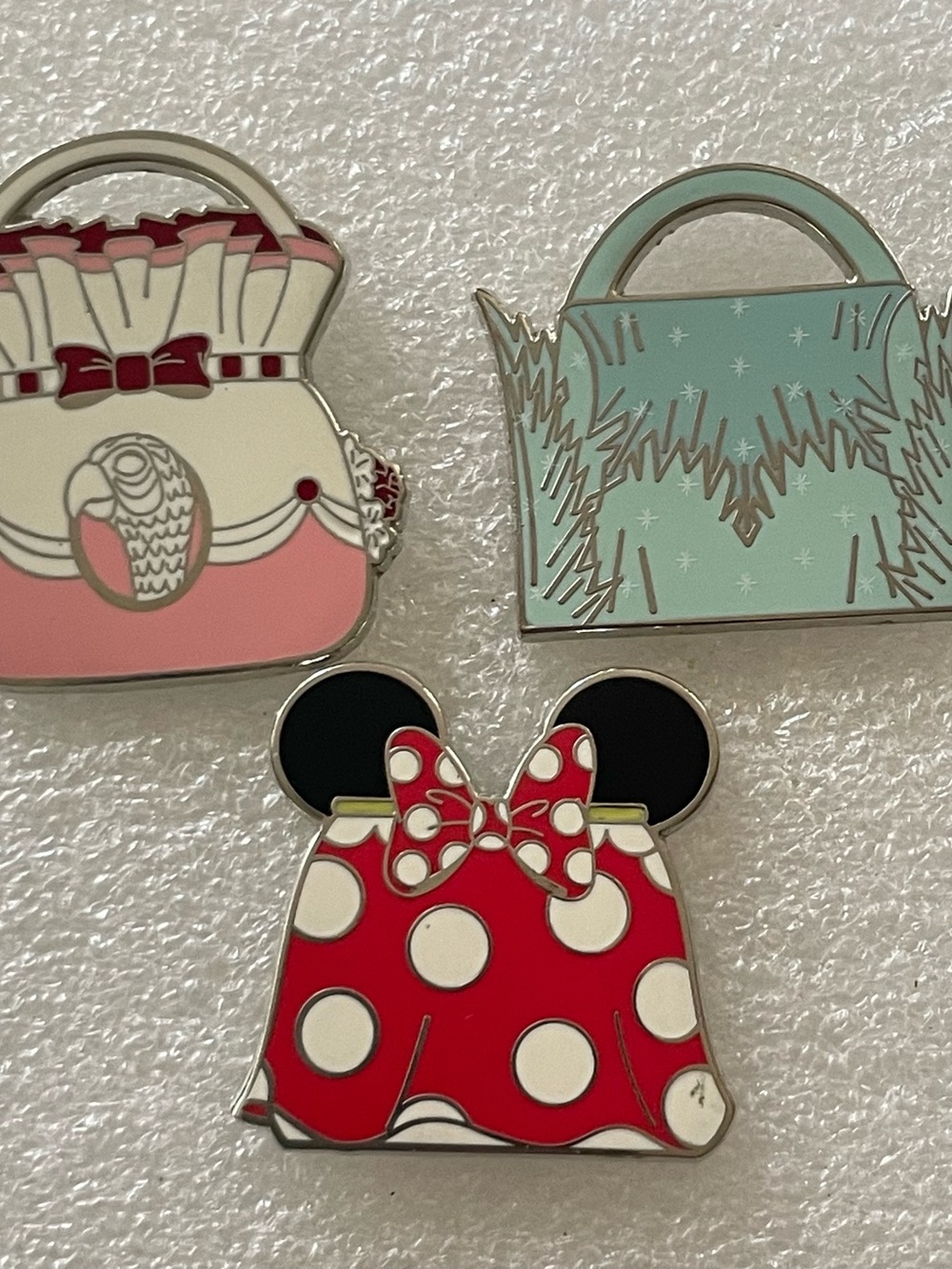 Disney Handbag Mystery Pins Lot of 3